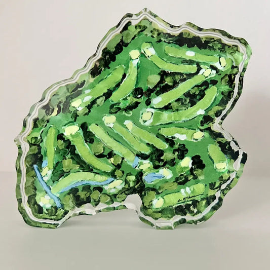 The Golf Course Acrylic Block