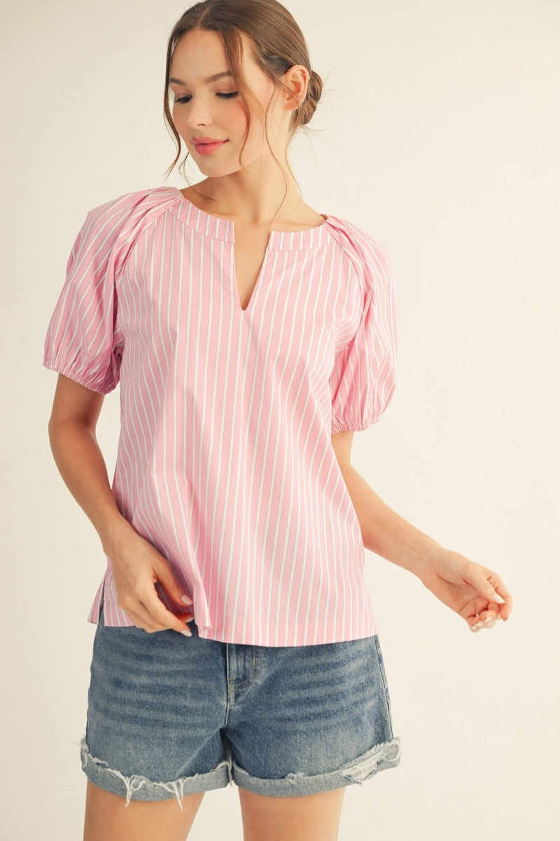 The Paley Pinstripe Top / FINAL SALE