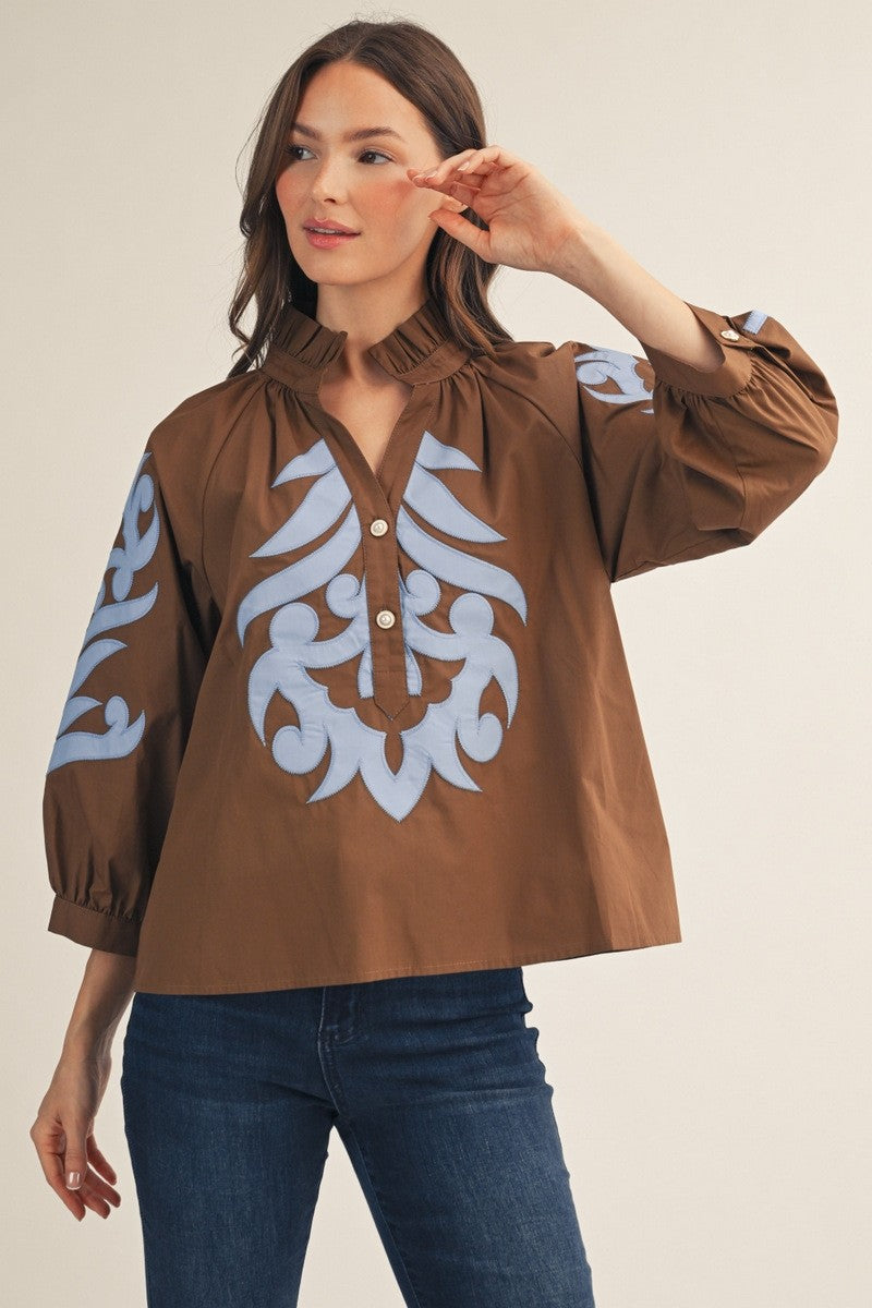 The Bimi Baroque Blouse