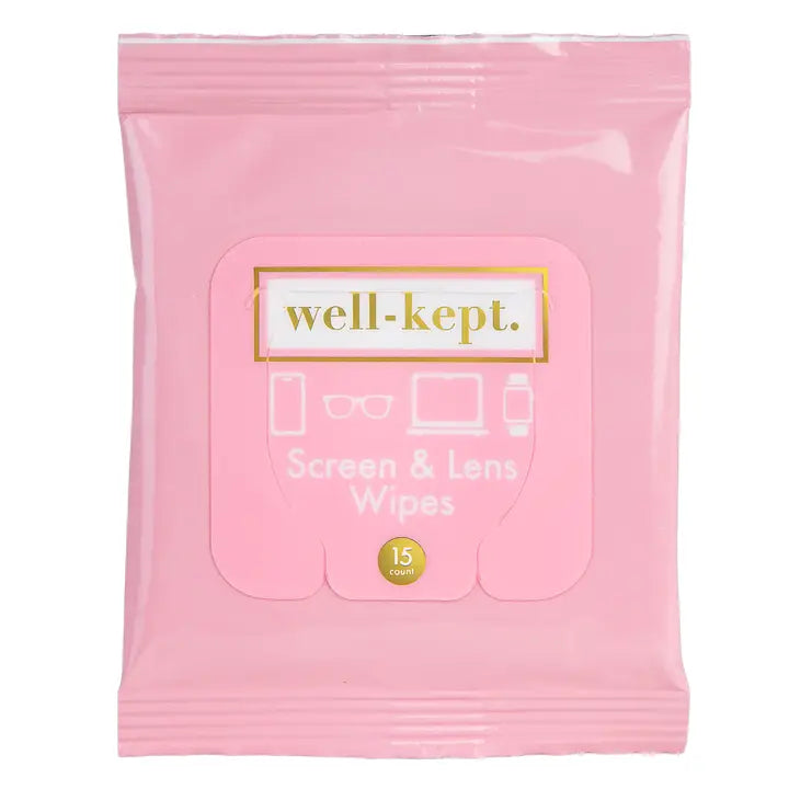 Pink Slate Screen + Lens Wipes