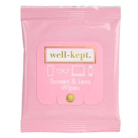 Pink Slate Screen + Lens Wipes