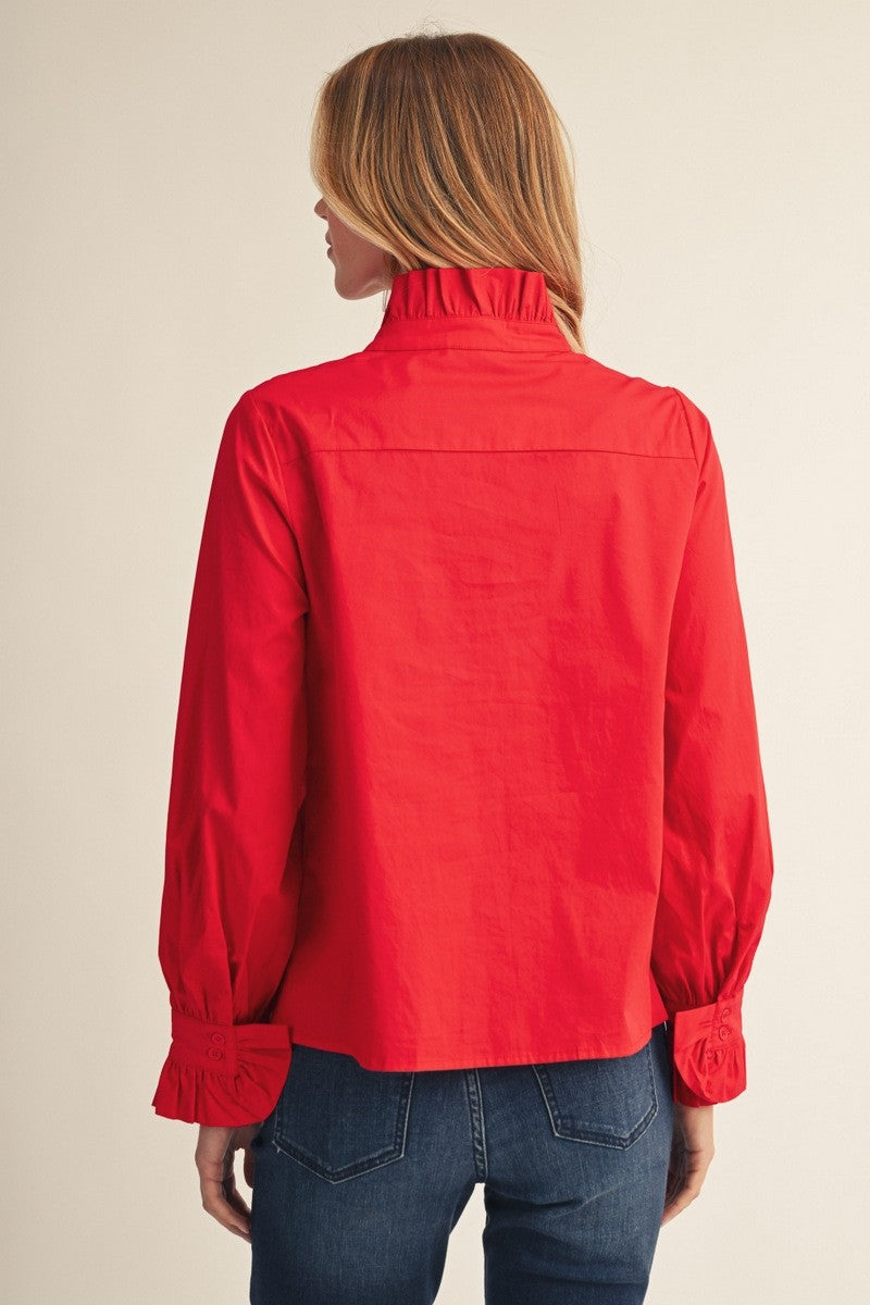 The Lovely Button Blouse