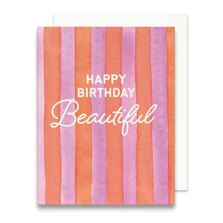 Happy Birthday Beautiful Greeting Card