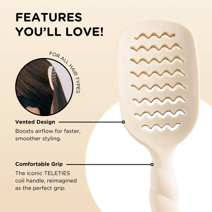 TELETIES/ Vented Hair Brush