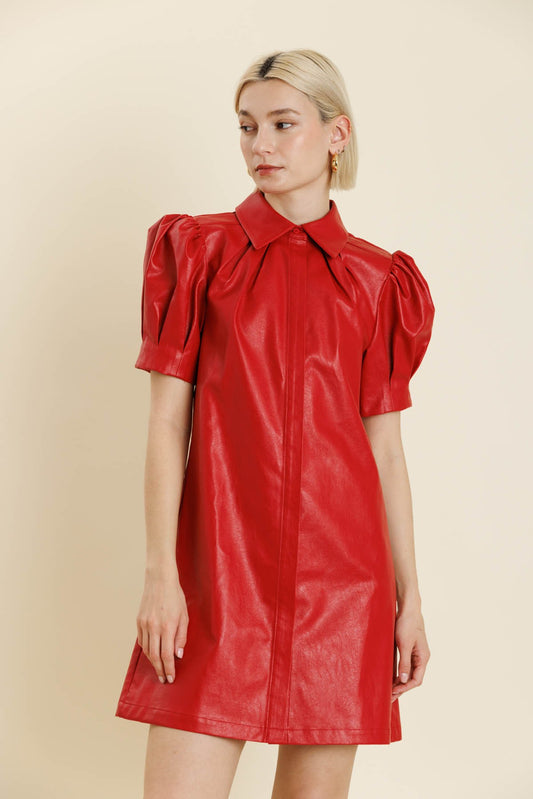 The Layton Leather Dress