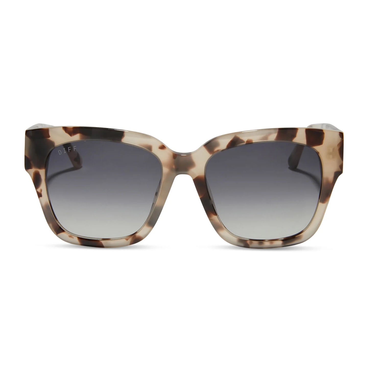Diff/ Bella II Sunglasses/ Cream Tortoise + Grey Gradient