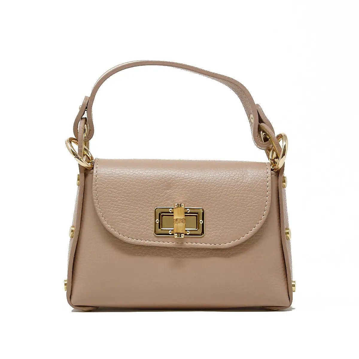 The Bollie Bamboo Bag/ Nude