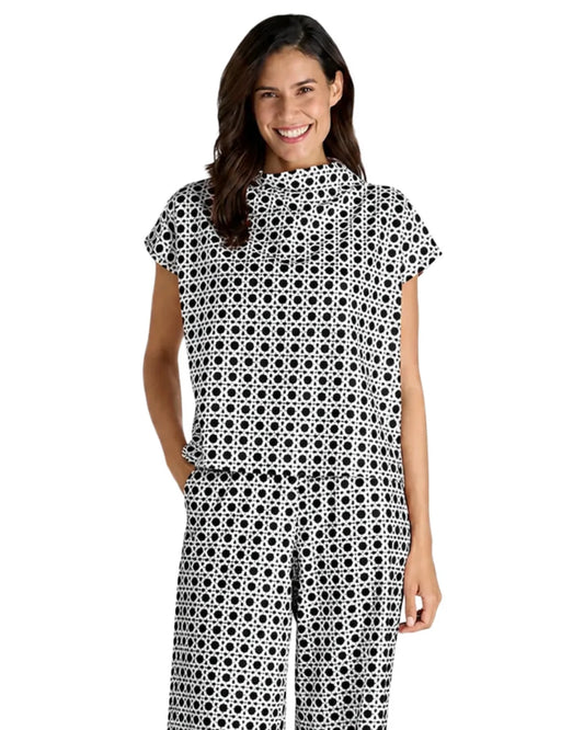 Jude Connally/ The Tillie Top/ Petite Rattan Black