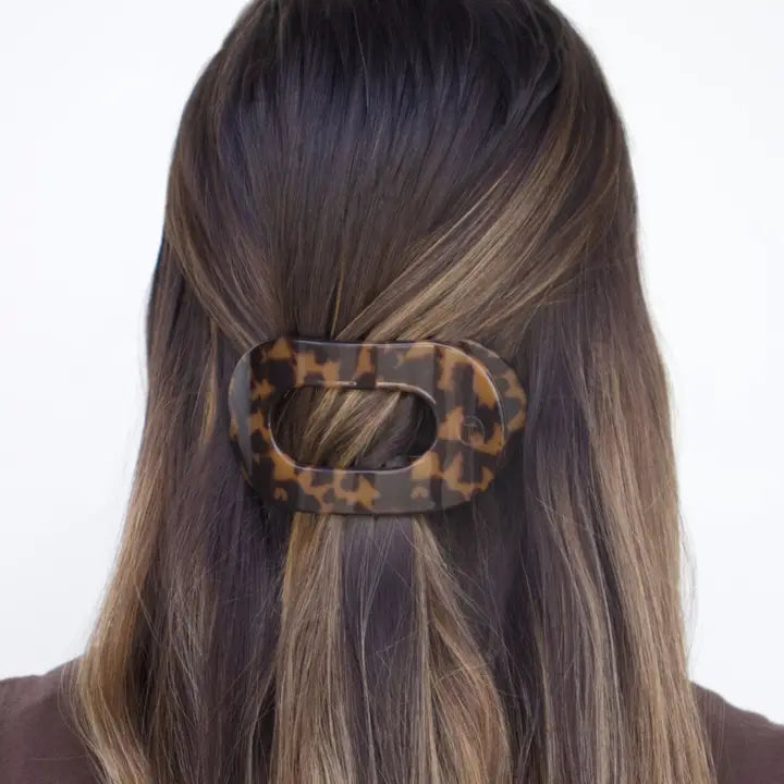 TELETIES/ Round Flat Hair Clip/ Medium