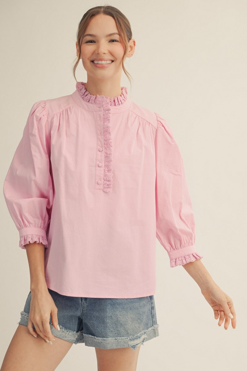 The Ernie Eyelet Top