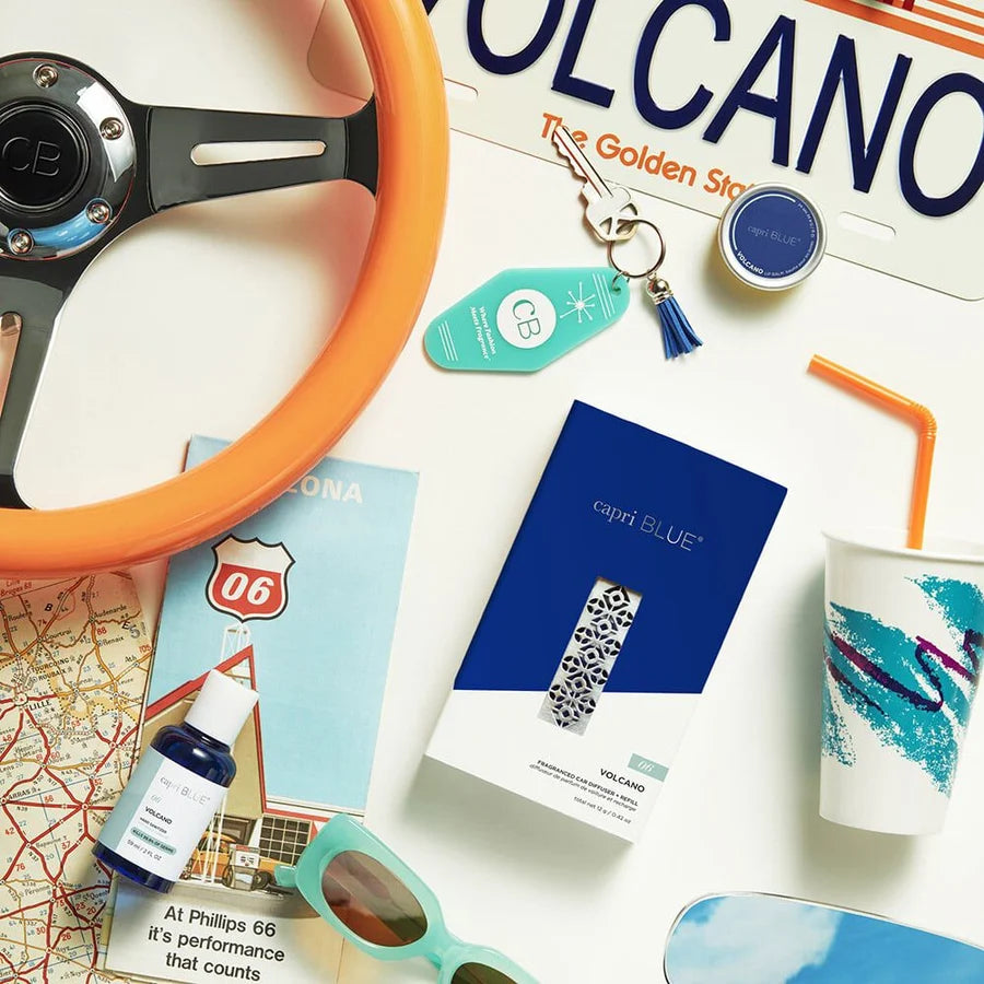 Capri Blue/ Car Diffuser Kit/ Volcano