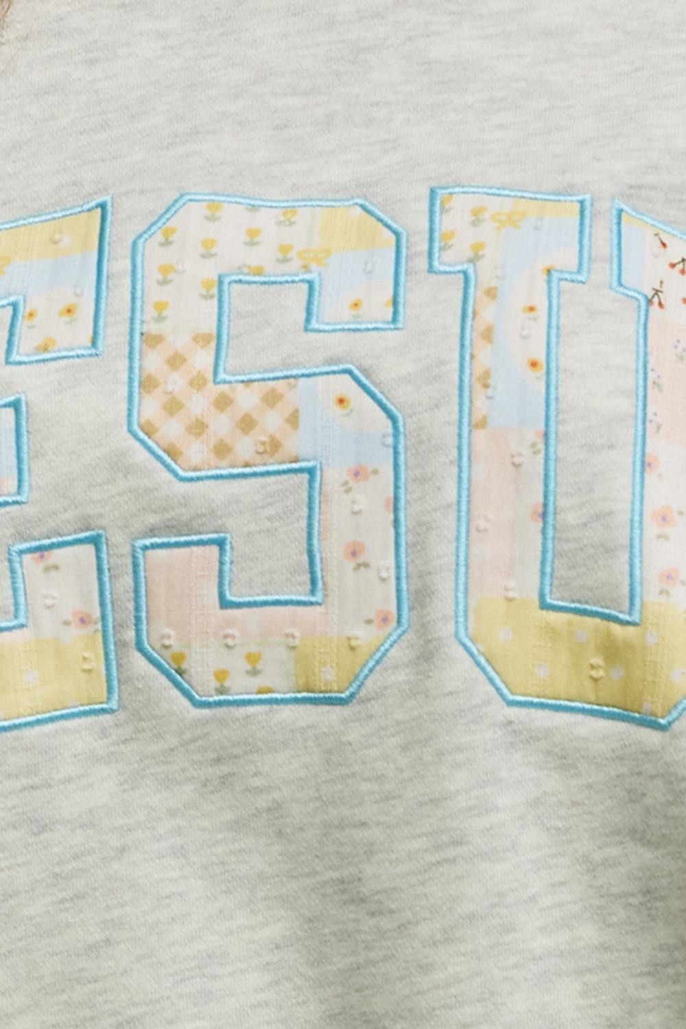 The Jesus Patchwork Mockneck