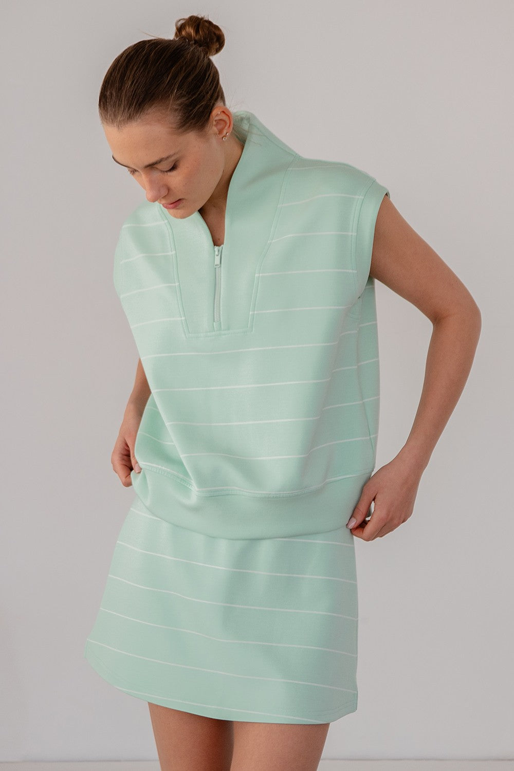 The Mae Modal Striped Skort