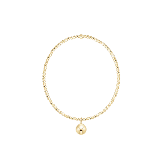 ENewton/ Classic Gold 2MM Bracelet-Classic Gold 8MM Charm