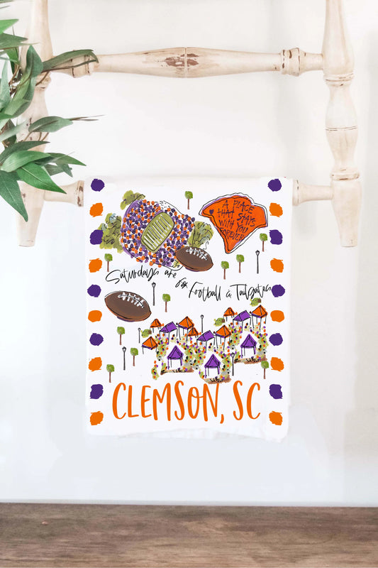HBR/ Clemson, SC Tea Towel