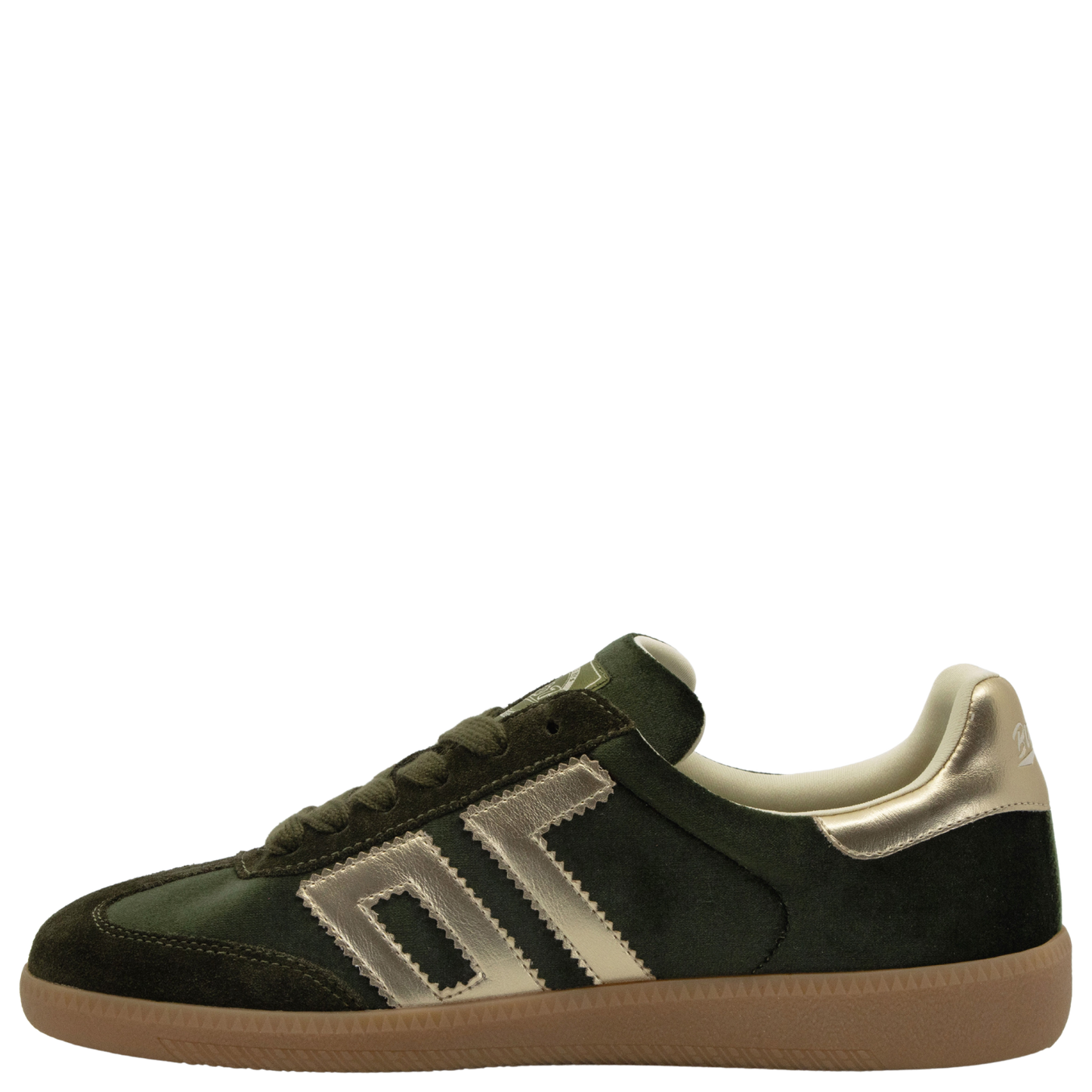 CLOUD W26 in VELVET OLIVE GOLD, left view