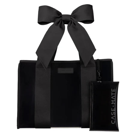 Case-Mate/ Bow Jelly Tote Bag/ Midnight Black