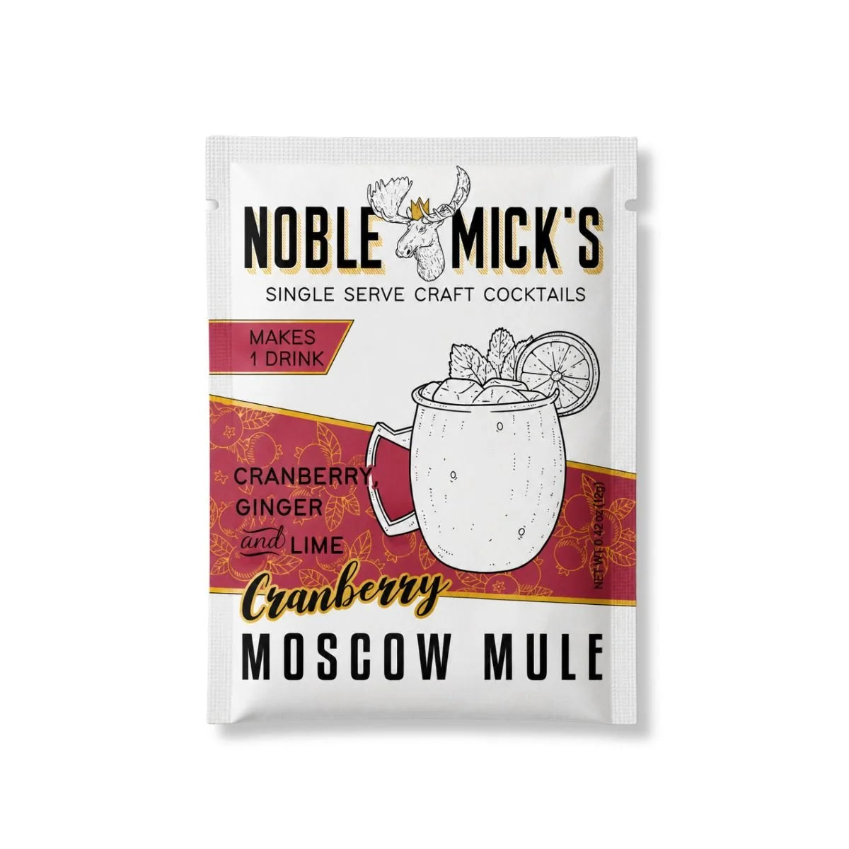 Noble Micks/ Cranberry Moscow Mule Single Serve