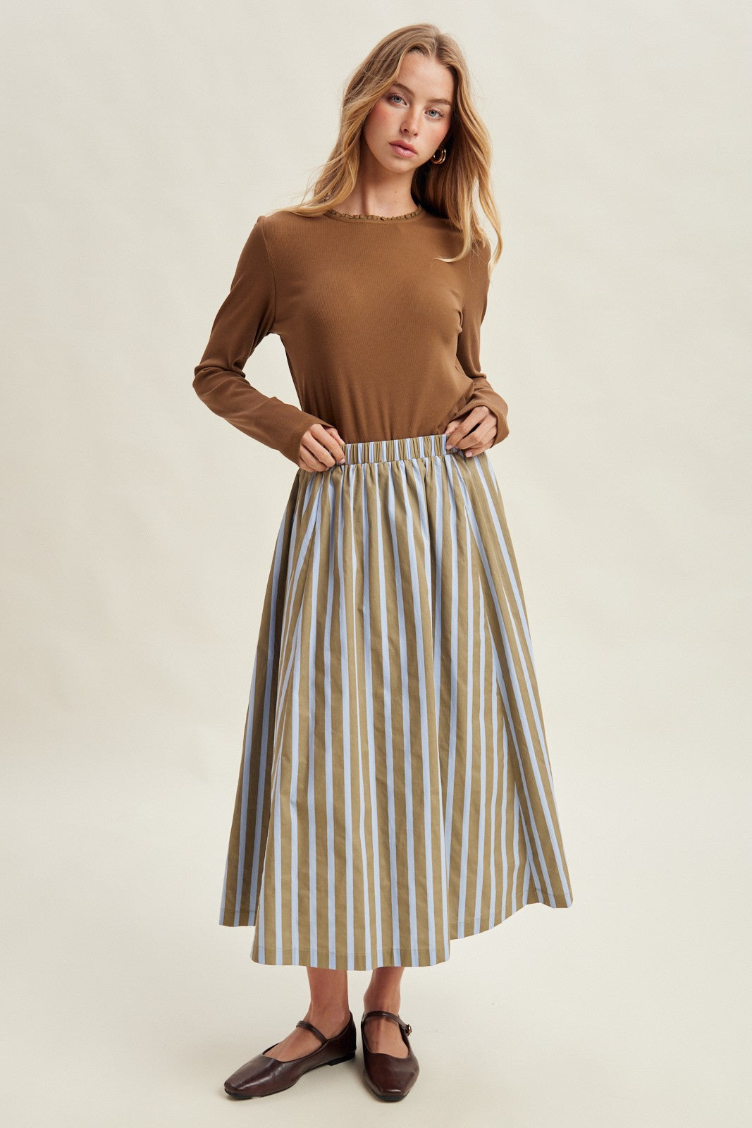 The Sassy Striped Skirt