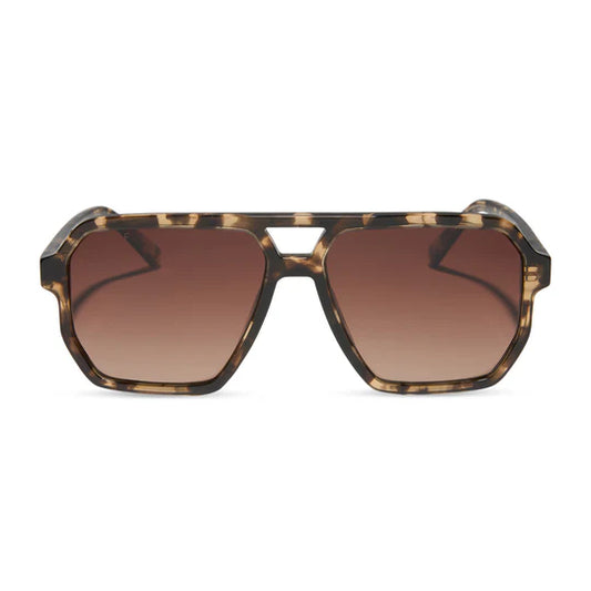 DIFF/ Cameron Sunglasses/ Espresso Tortoise + Brown Gradient Polarized