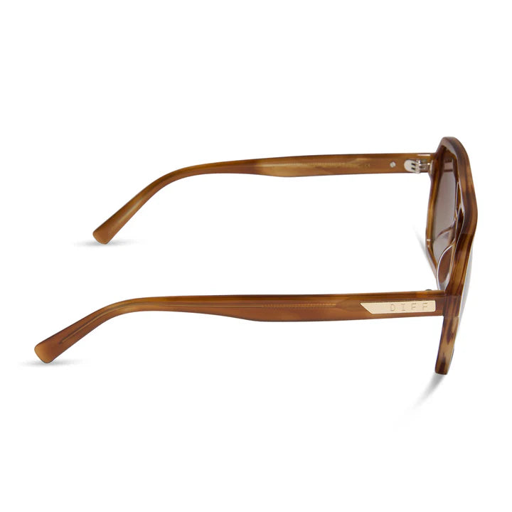 Diff/ Cameron Sunglasses/ Tawny Tortoise + Brown Gradient