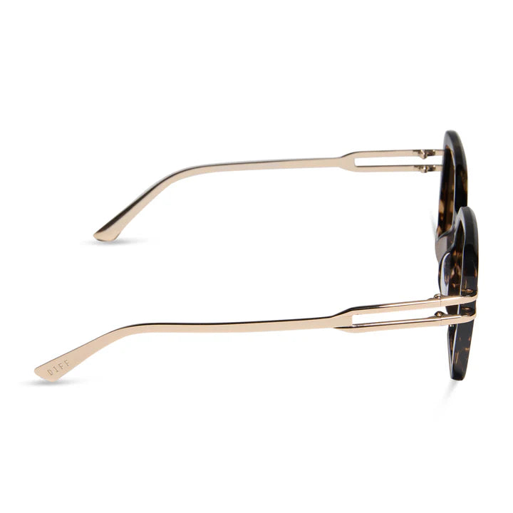 Diff/ Dasha Sunglasses/ Espresso Tortoise Gold + Brown