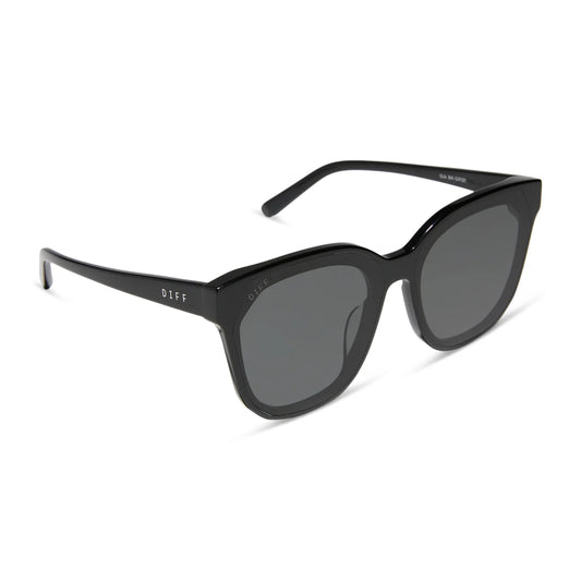 Diff/ Gia Sunglasses/ Black + Grey