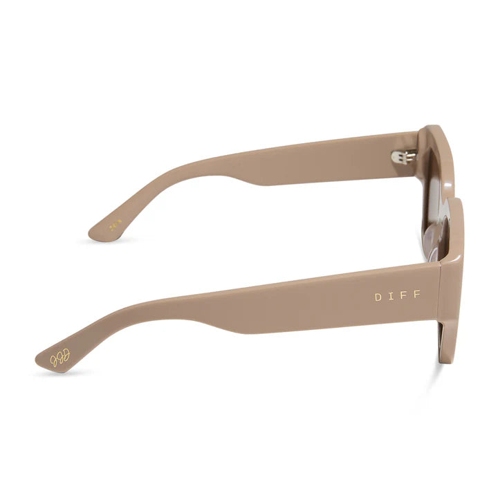 Diff/ Loren Sunglsses/ Almond + Brown
