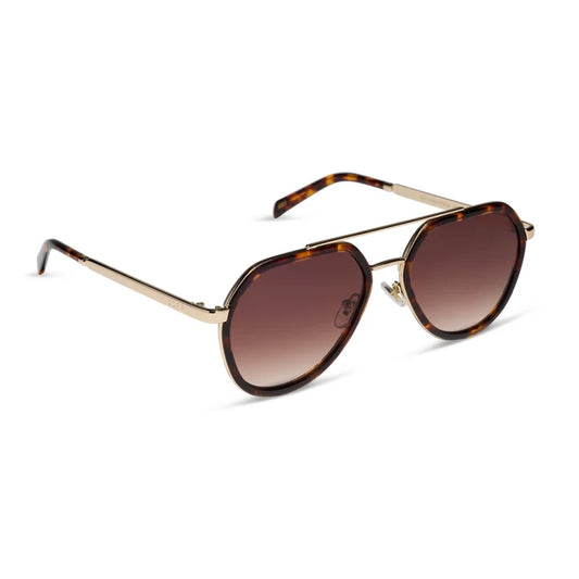 Diff/ Joey Sunglasses/ Rich Tortoise Brown Gradient