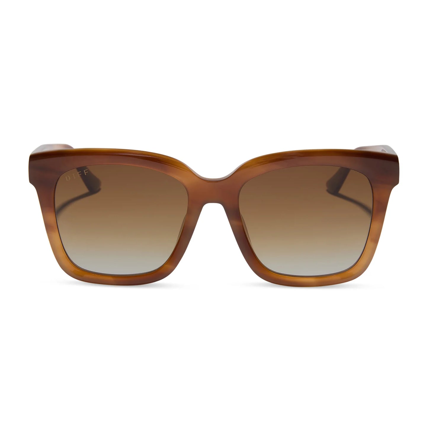 Diff/ Meredith Sunglasses/ Tawny Tortoise + Brown Gradient