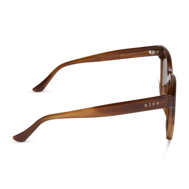 Diff/ Meredith Sunglasses/ Tawny Tortoise + Brown Gradient