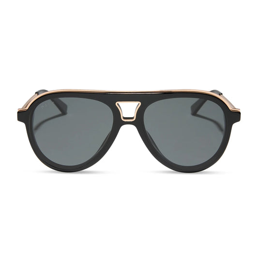 Diff/ Tosca III Sunglasses/ Black + Grey Gradient