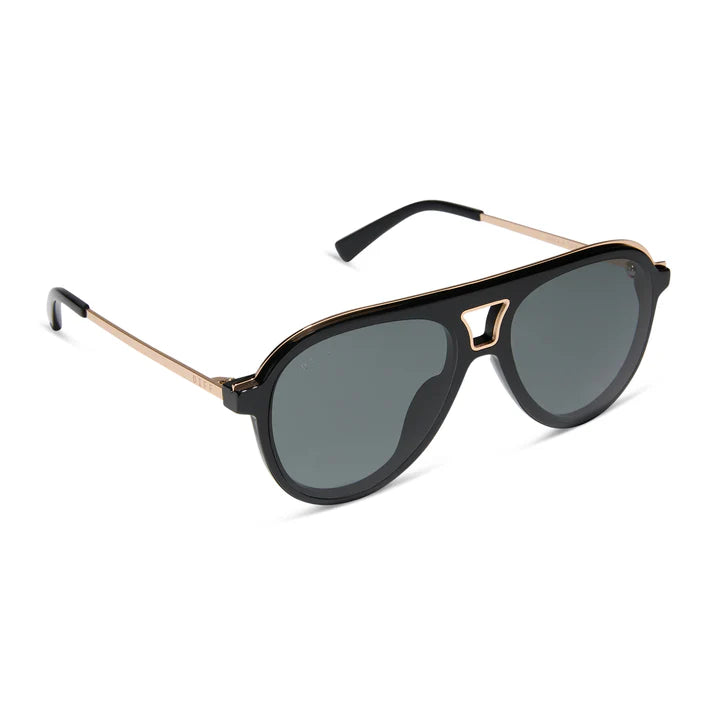 Diff/ Tosca III Sunglasses/ Black + Grey Gradient