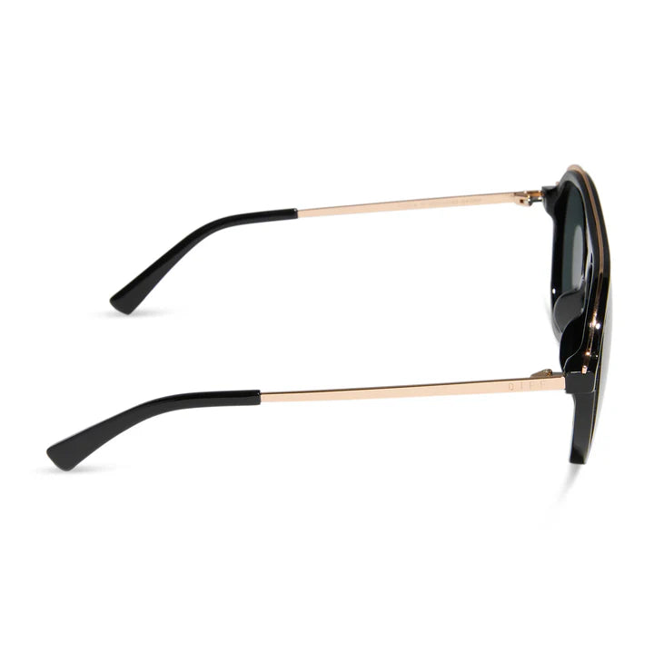Diff/ Tosca III Sunglasses/ Black + Grey Gradient