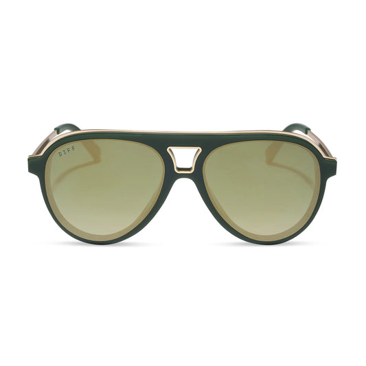 Diff/ Tosca III Sunglasses/ Fairway Green Aloe