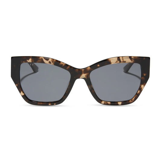 Diff/ Vivienne Sunglasses/ Espresso Tortoise + Grey