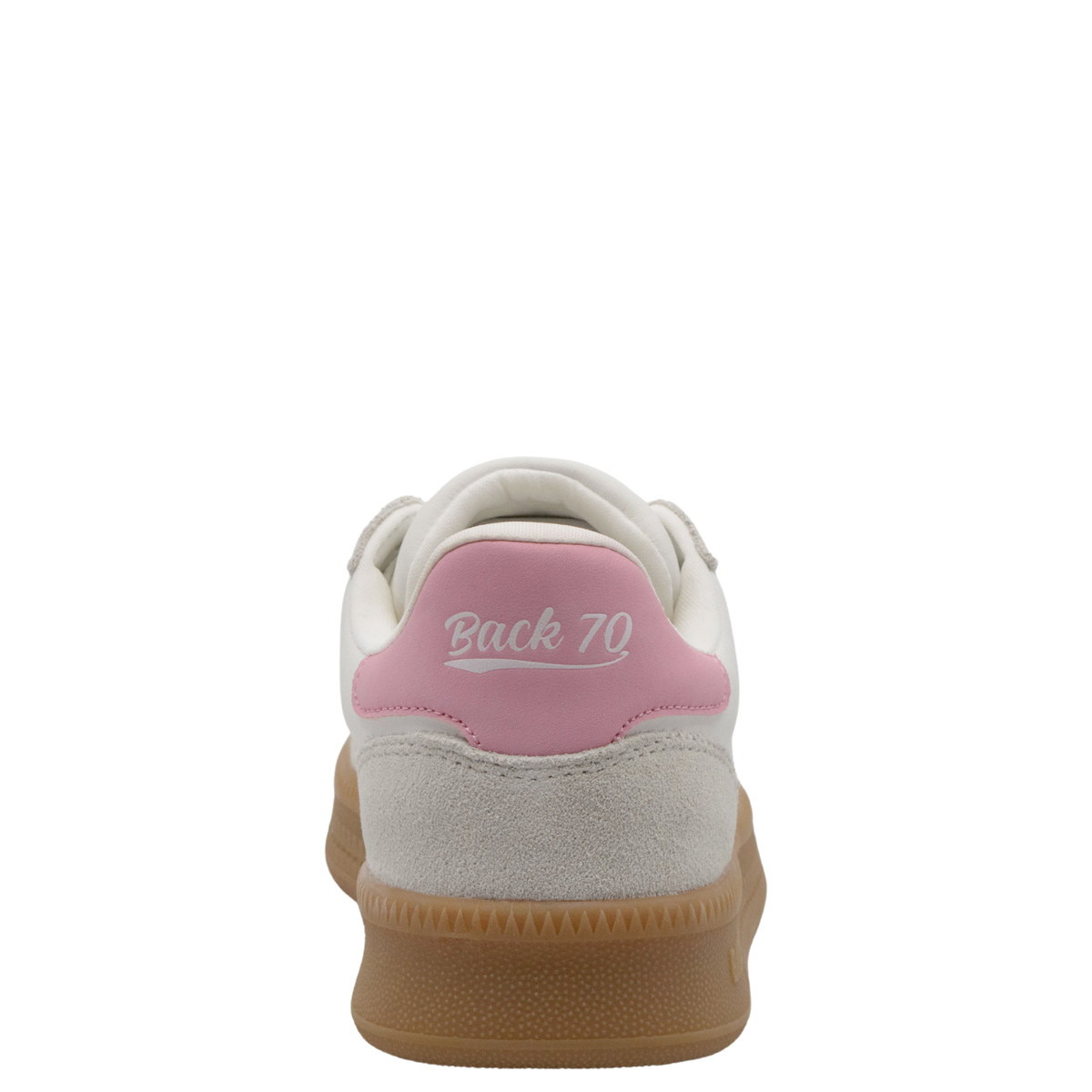 DOUBLE in COW WHITE PINK, back view