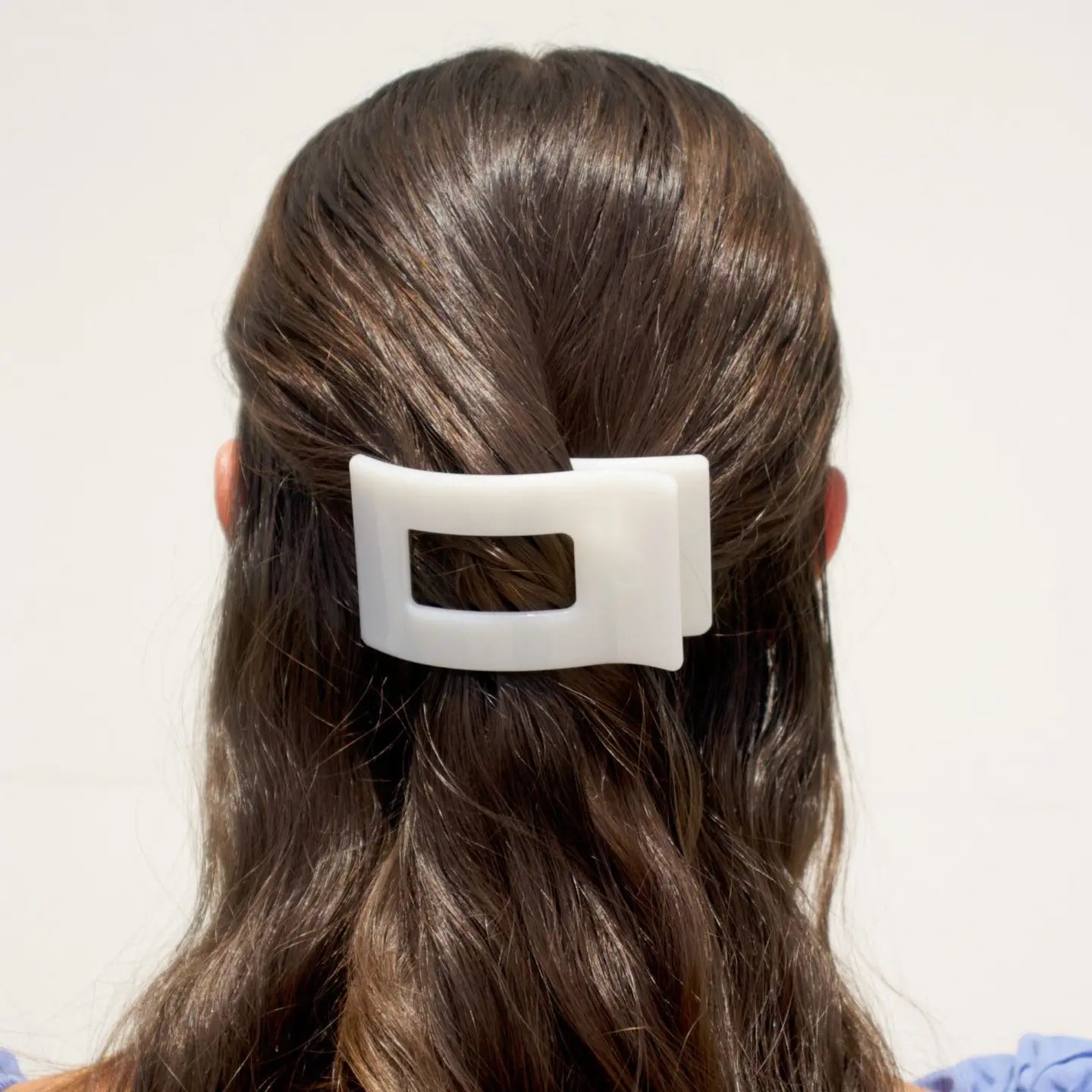 TELETIES/ Flat Rectangle Hair Clip/ Small