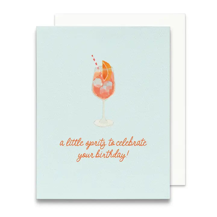 Aperol Spritz Birthday Greeting Card