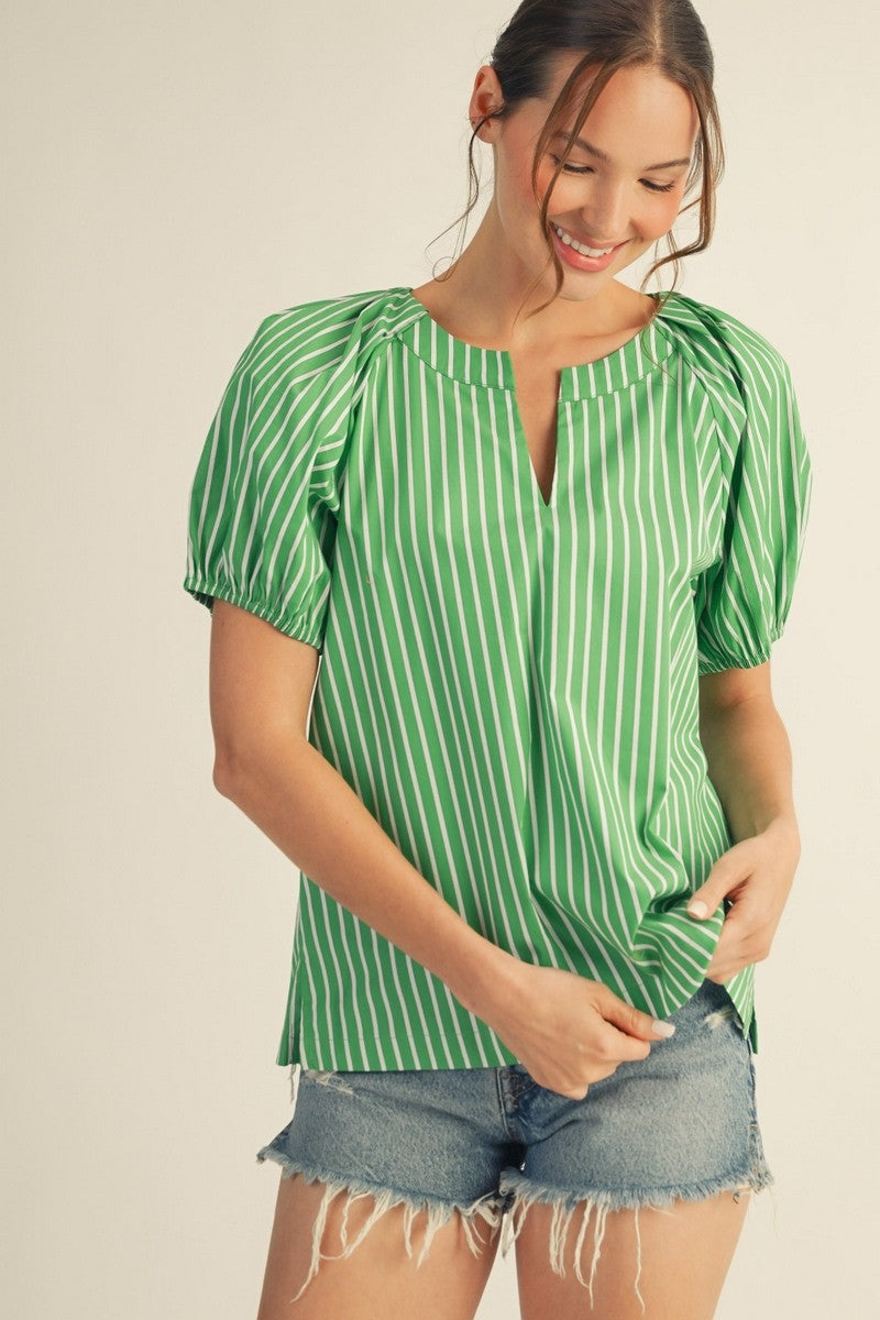 The Paley Pinstripe Top / FINAL SALE