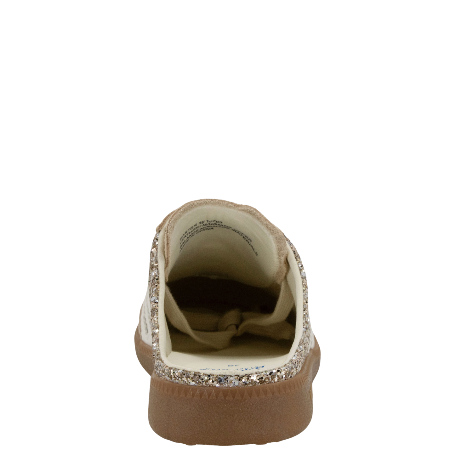 EASTER in GLITTER GOLD, back view