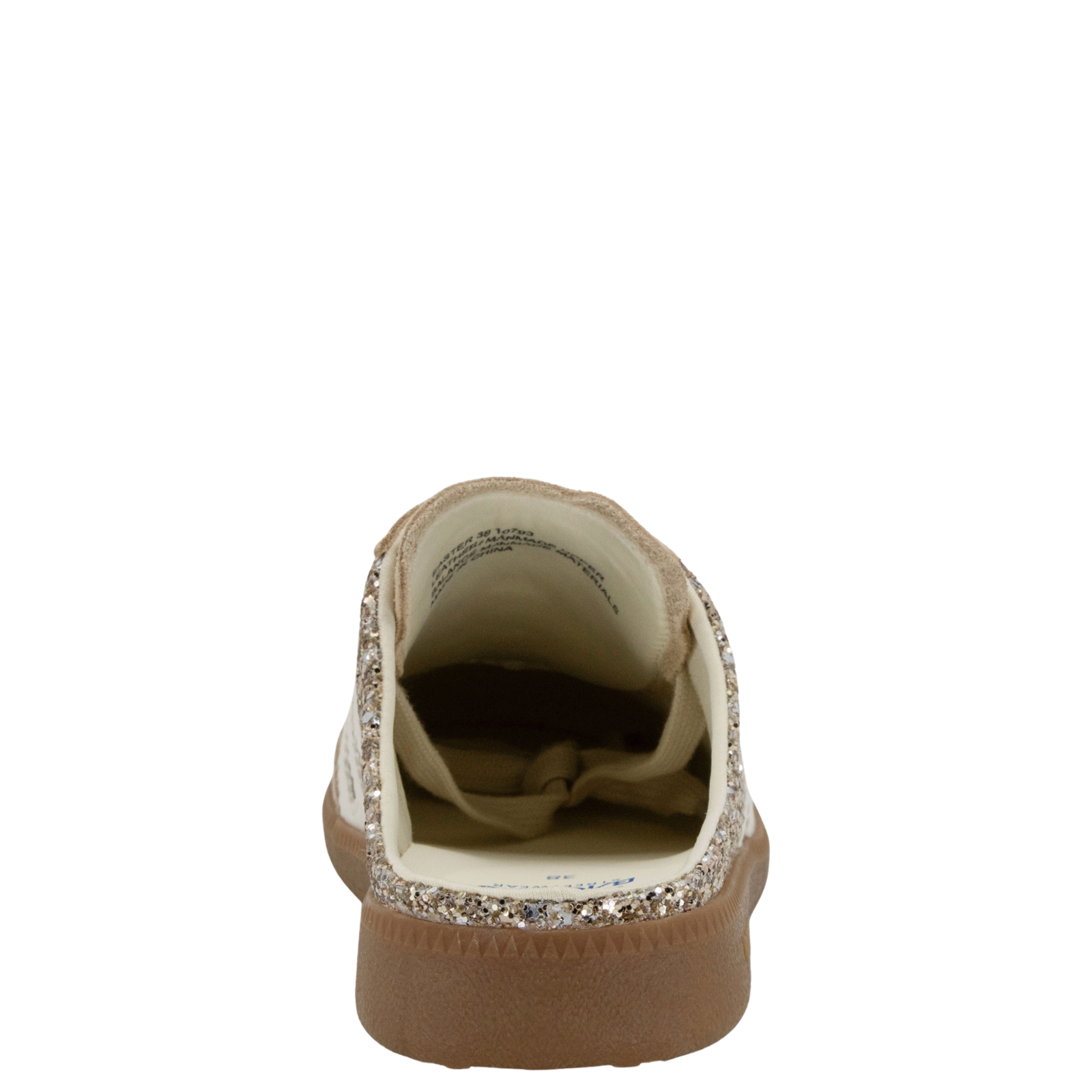 EASTER in GLITTER GOLD, back view