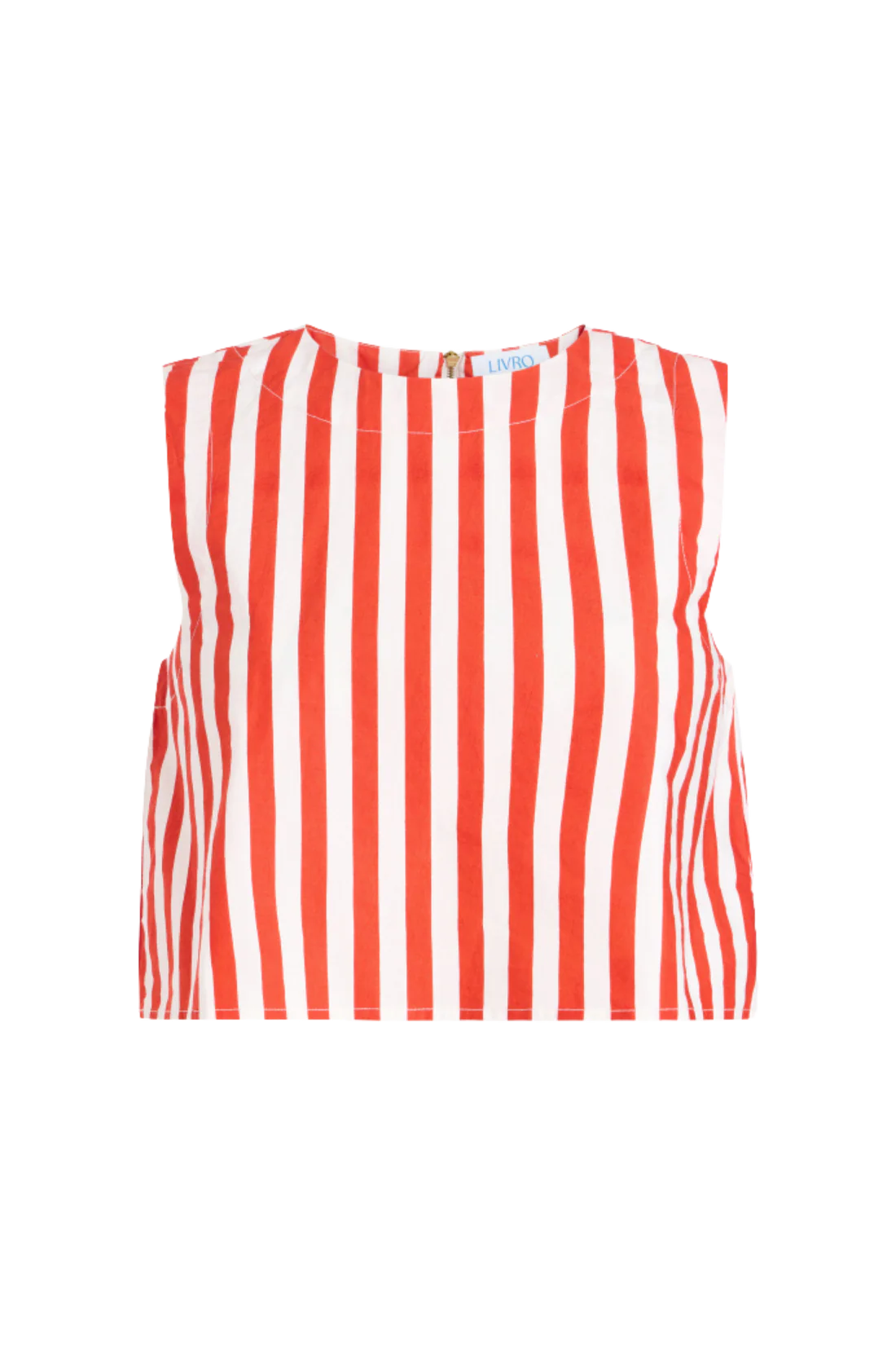 Livro/ The Crop Top/ Red Stripes