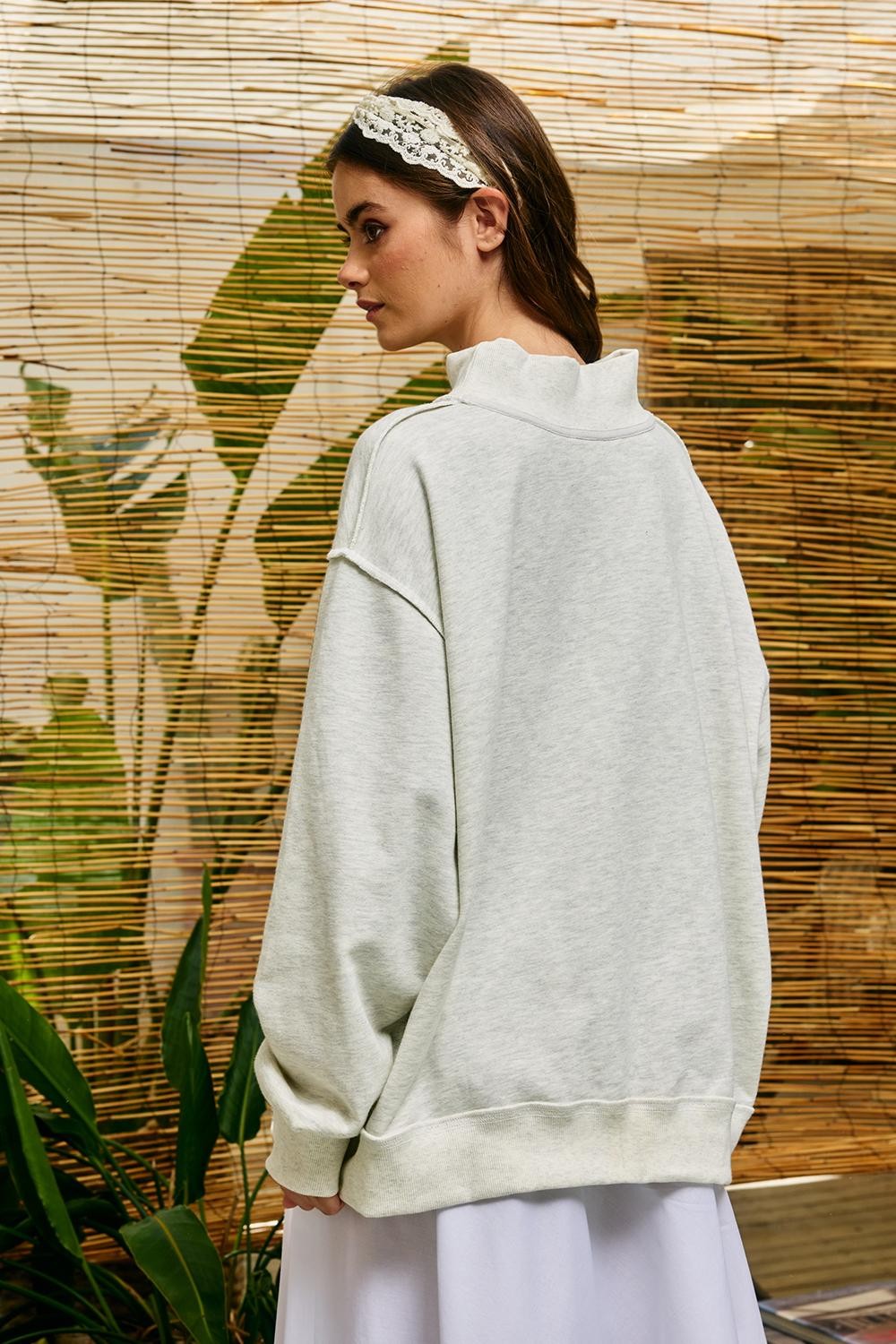 The Jesus Patchwork Mockneck