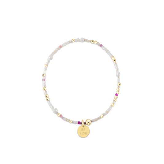 EGirl/ Hope Unwritten Bracelet-With Sprinkles On Top-Be You Small Gold Disc