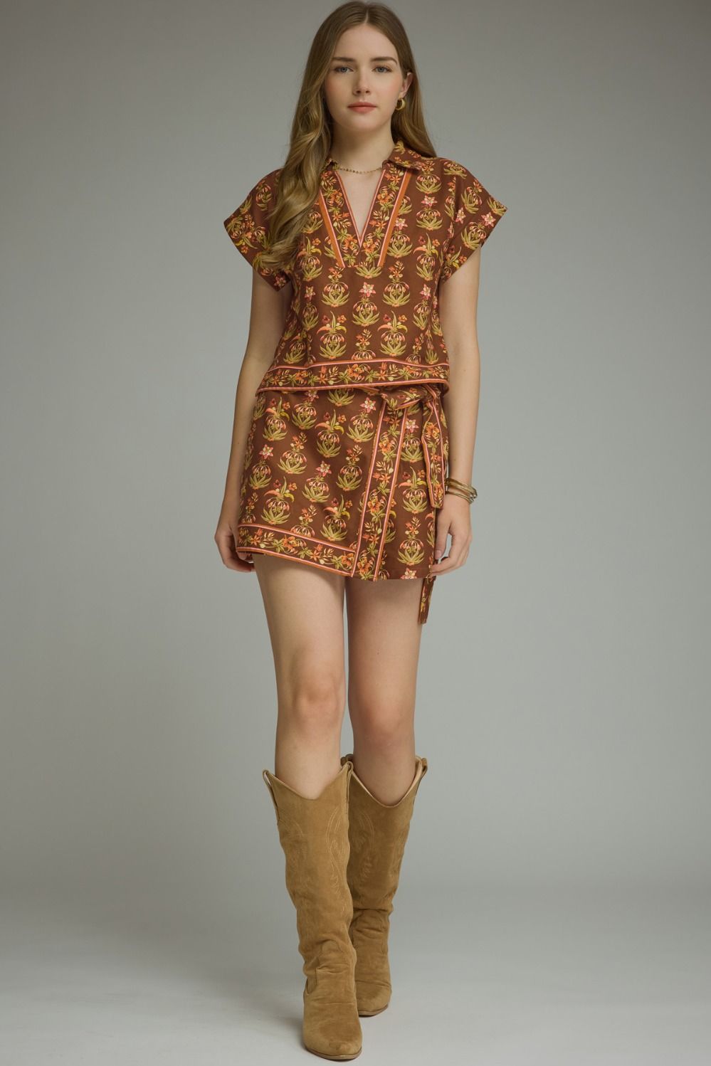 The Fynn Floral Skort