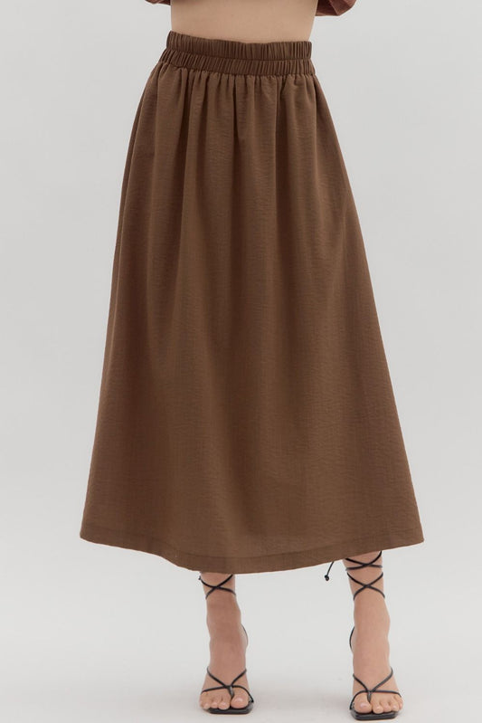 The Eva Espresso Skirt