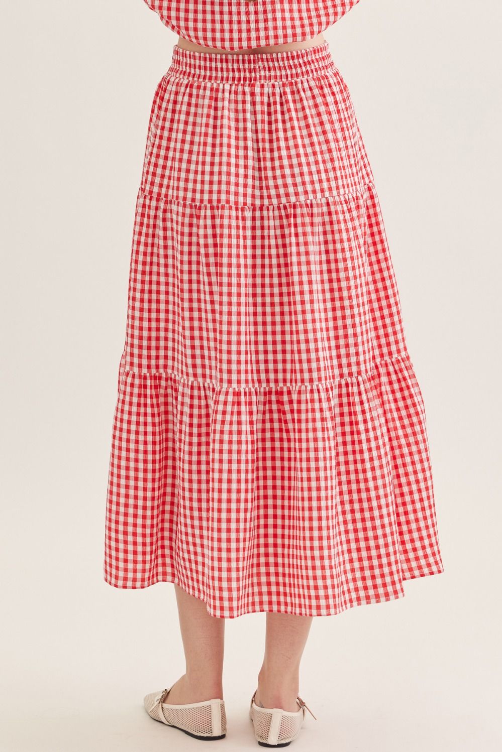 The Greta Gingham Skirt