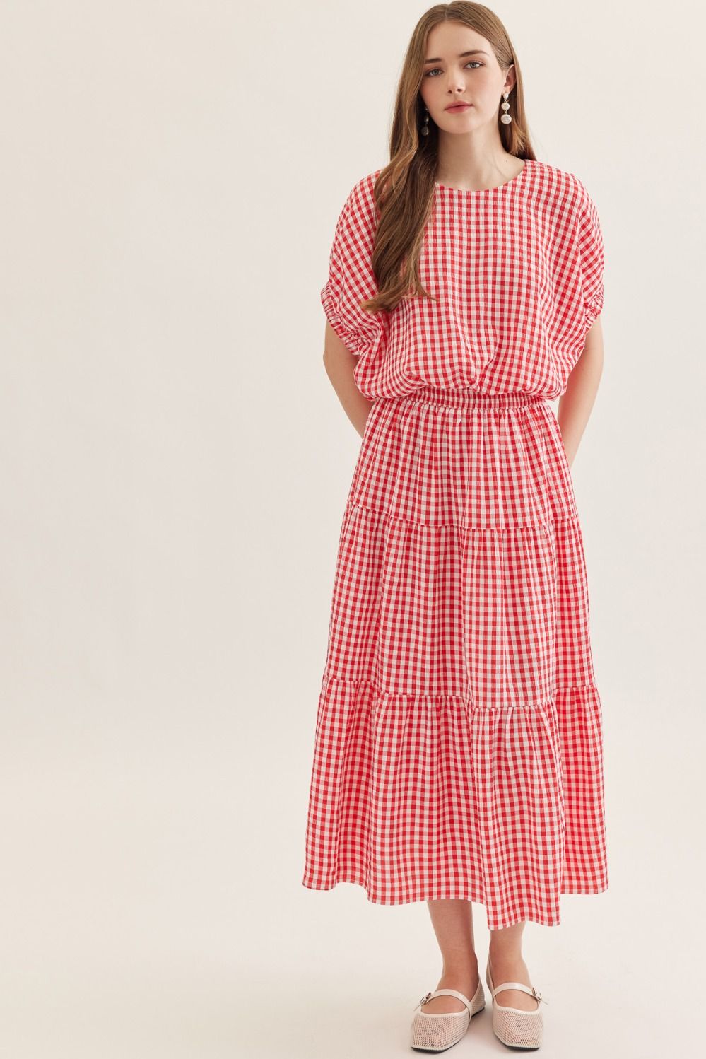 The Greta Gingham Skirt