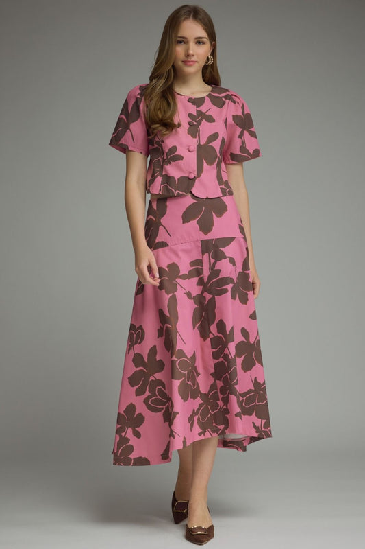 The Fallyn Floral Skirt